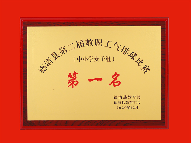 2020.12德清县第二届教职工气排球比赛（中小学女子组）第一名.jpg